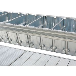 Legbordstelling toebehoren toebehoren legbordstelling 856 sorteerbak L:1200,B:400,H:0mm zink