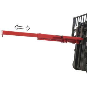 Kraanarm telescopisch L:3000,B:0,H:0mm rood Laadvermogen (kg): 2000.
