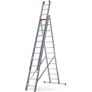 Ladders Trap, Altrex reformladder  3-delig, 3x12 treden.