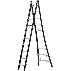 Ladders Trap, Altrex reformladder  2-delig, 2x10 treden.