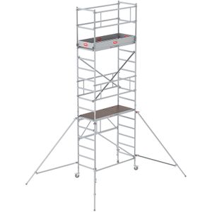 Gebruikte Rolsteigers inklapbaar - demonteerbaar L:1650,B:650,H:4800mm zink Laadvermogen (kg): 150.