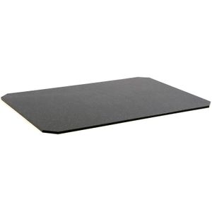 Stapelrack toebehoren toebehoren stapelrack afdekplaat L:1390,B:1020,H:9mm zwart