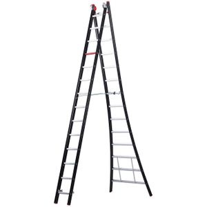 Ladders, Altrex reformladder  2-delig, 2x14 treden.