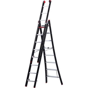 Ladders Trap, Altrex reformladder  3-delig, 3x8 treden .
