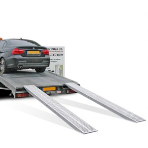 Oprijplaten oprijplaat recht aluminium 300 cm (set)