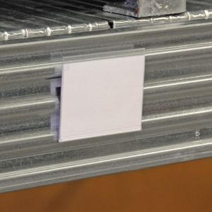 Etikethouders zelfklevend  transparant