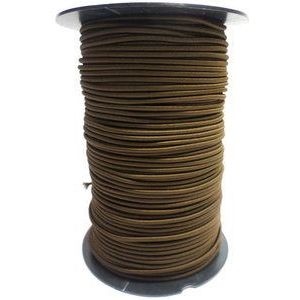 Elastisch koord op rol 4mm bruin