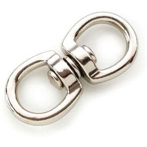 Wervel vernikkeld 16 x 16 mm