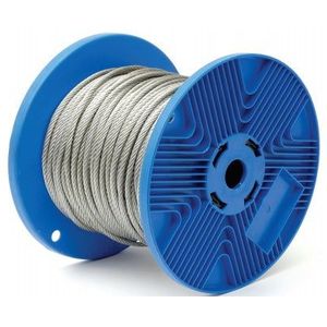Staaldraad 7x7 RVS AISI 316 6 mm 100 meter