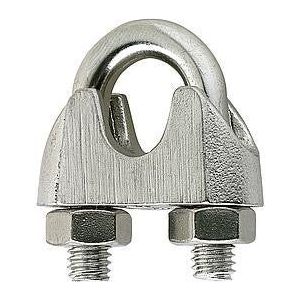 Staaldraadklem rvs 12 mm