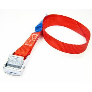 Spanband rood 20 mm met klemsluiting