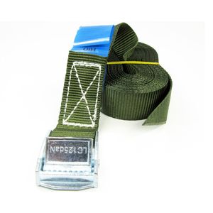 Spanband groen 4,5 meter met klemsluiting