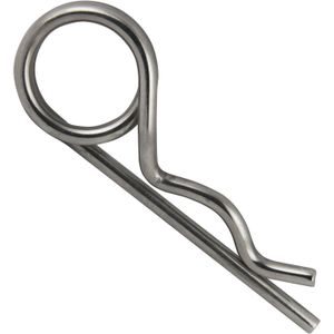 Borgveer 7 mm dubbel RVS