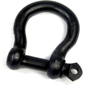 Zwarte harpsluiting 10 mm