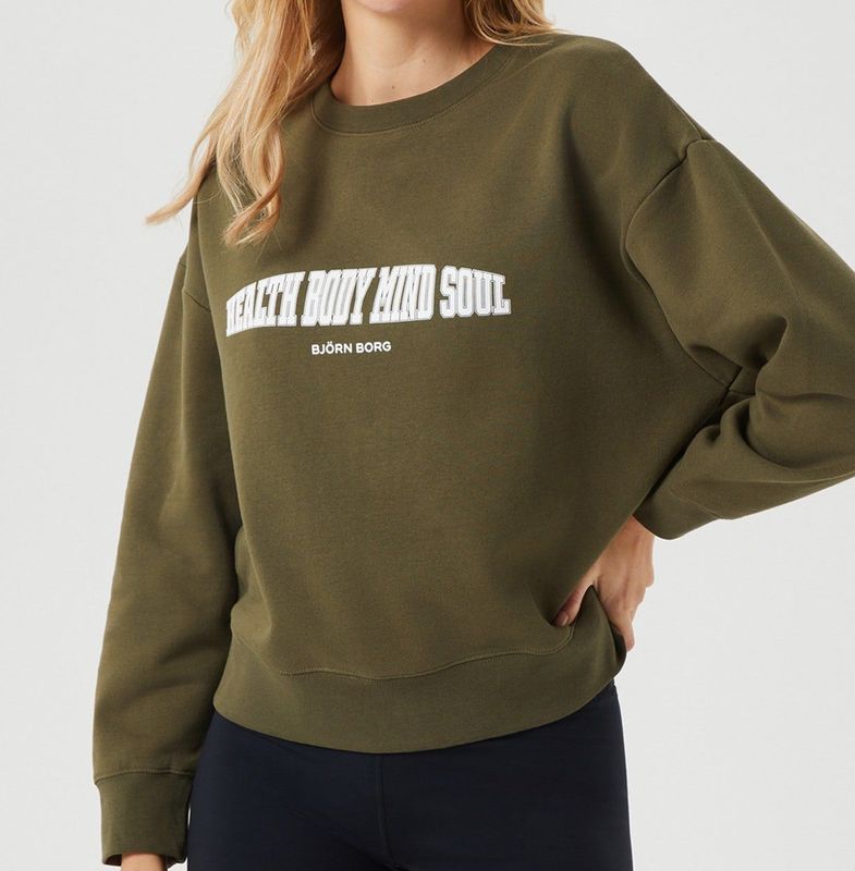 Björn Borg - Ace Boyfriend Crew - Sweater - Oversized - Dames