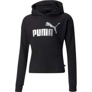 Puma Ess+ Logo Cropped Hoodie Tr G