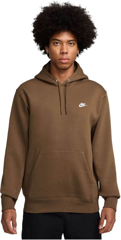 Nike - Fleece Hoodie - Bruin - Heren
