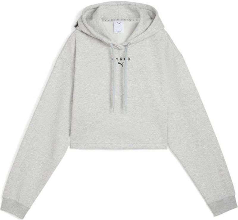 PUMA x HYROX hoodie van zware kwaliteit voor Dames, Grijs, Maat XXS