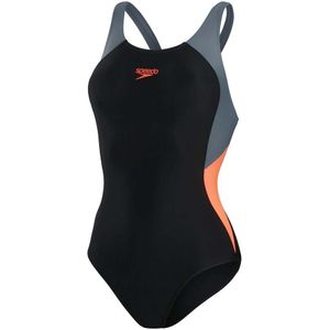 Speedo Colourblock Splice Muscleback Swimsuit