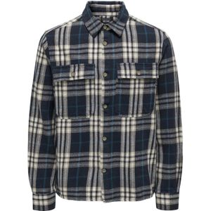 Only&Sons Scott Check Flannel Overshirt