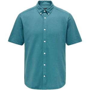 Only&Sons Tarp Slim Pique Button Down Shirt