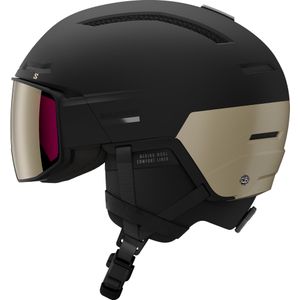 Salomon - Driver Prime Sigma Plus - Skihelm - Zwart/Light Bronze - 56 - 59 cm