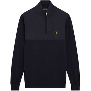 Lyle&Scott Overlay 1/4 Zip Knit