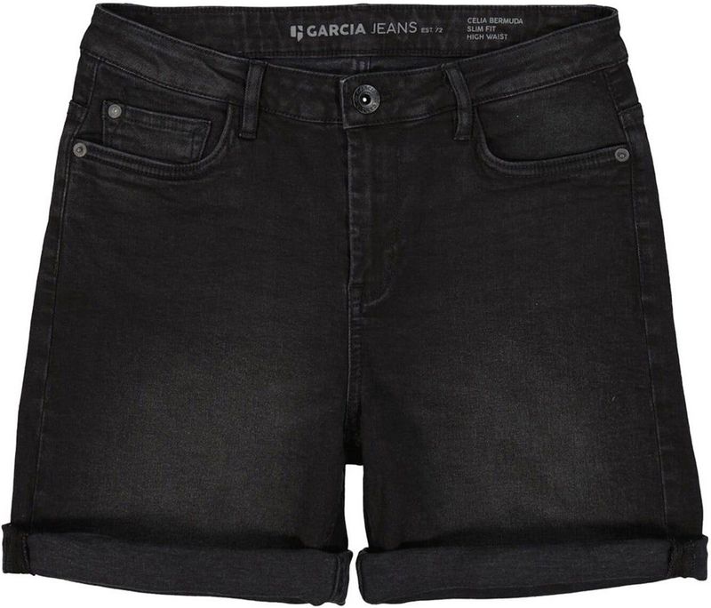 Garcia Regular Fit Denim Short Celia Black Denim