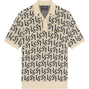 Lyle&Scott Golf Monogram Knitted Polo