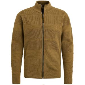 Pme Legend - Vest - Bruin - 100% Katoen - Lange Mouwen