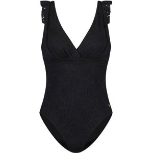 Beachlife Black Embroidery Bathingsuit