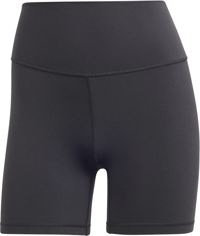 adidas - Korte Legging - Zwart - Adisoft Stof