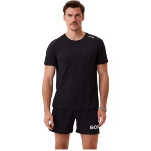 T-Shirt Björn Borg Men Borg Athletic T-Shirt Black Beauty