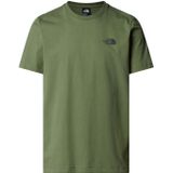 The North Face - Mountain Sketch SS Tee - T-shirt - Groen - 100% Katoen