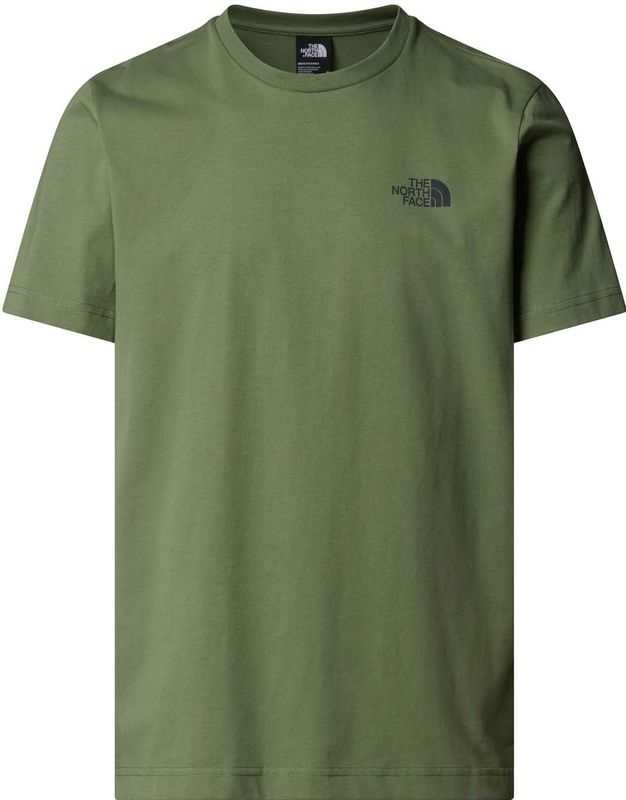 The North Face - Mountain Sketch SS Tee - T-shirt - Groen - 100% Katoen