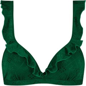 Beachlife Green Embroidery Top