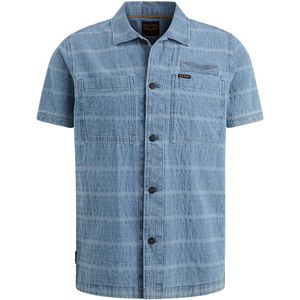 Short Sleeve Shirt Chambray Dobby