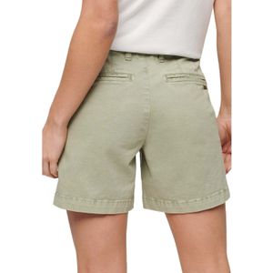 Superdry - Classic Chino Short - Dames - Katoenmix - Zwart