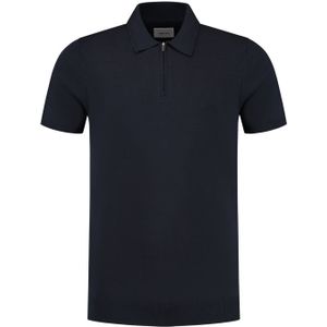 Pure Path Knitted Short Sleeve Polo Half Zip