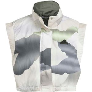 Adidas City Escape Camo Print Crop Bodywarmer