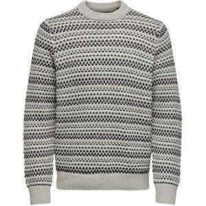 Only&Sons Musa Regular 3 Structuur Crew Knit