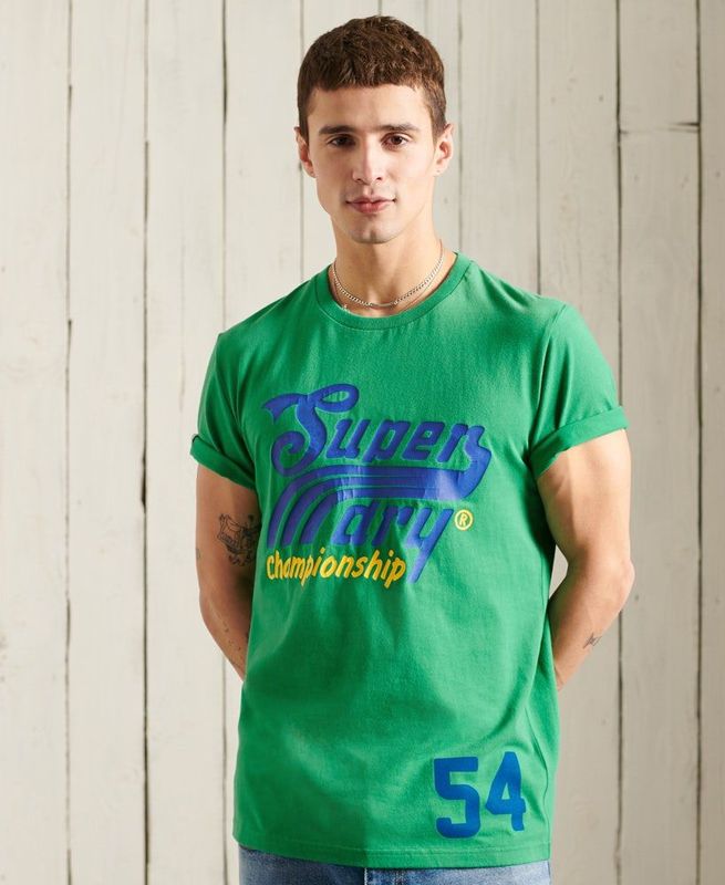 Superdry - Collegiate - T-shirt - Lichtgewicht - Korte Mouwen - Ronde Hals