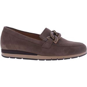 Gabor Dames Instappers | Taupe | Leer | 52.415.30 | 56704D242 | Gaborshoes