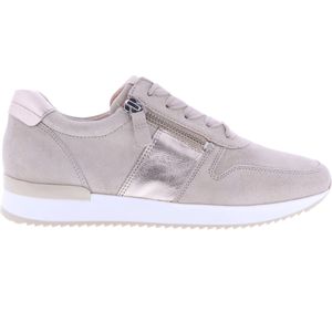 Gabor Dames Sneakers | Beige | Leer | 43.420.32 | 53214E241 | Gaborshoes