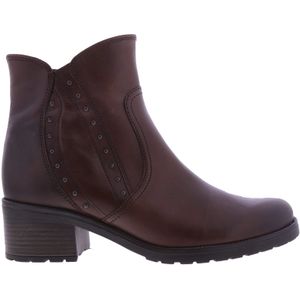 Gabor Dames Enkellaarsjes | Bruin | Leer | 52.813.54 | 58711B242 | Gaborshoes