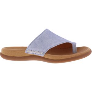 Gabor Dames Slippers | Blauw | Leer | 43.700.66 | 50202G241 | Gaborshoes