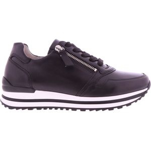 Gabor Dames Sneakers | Zwart | Leer | 36.528.27 | 55236A222 | Gaborshoes