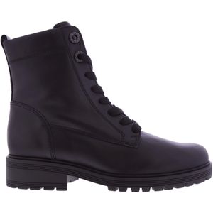 Gabor Dames Enkellaarsjes | Zwart | Leer | 52.765.57 | 58206A242 | Gaborshoes