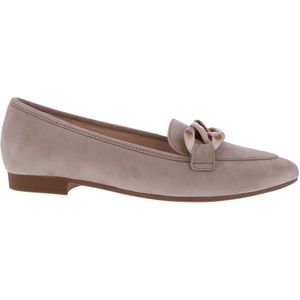 Gabor Dames Instappers | Beige | Suede | 21.301.12 | 54711E231 | Gaborshoes