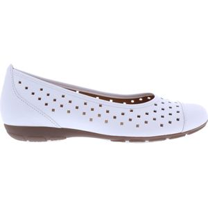 Gabor - 24.169.21 - Ballerina - Wit - Leer